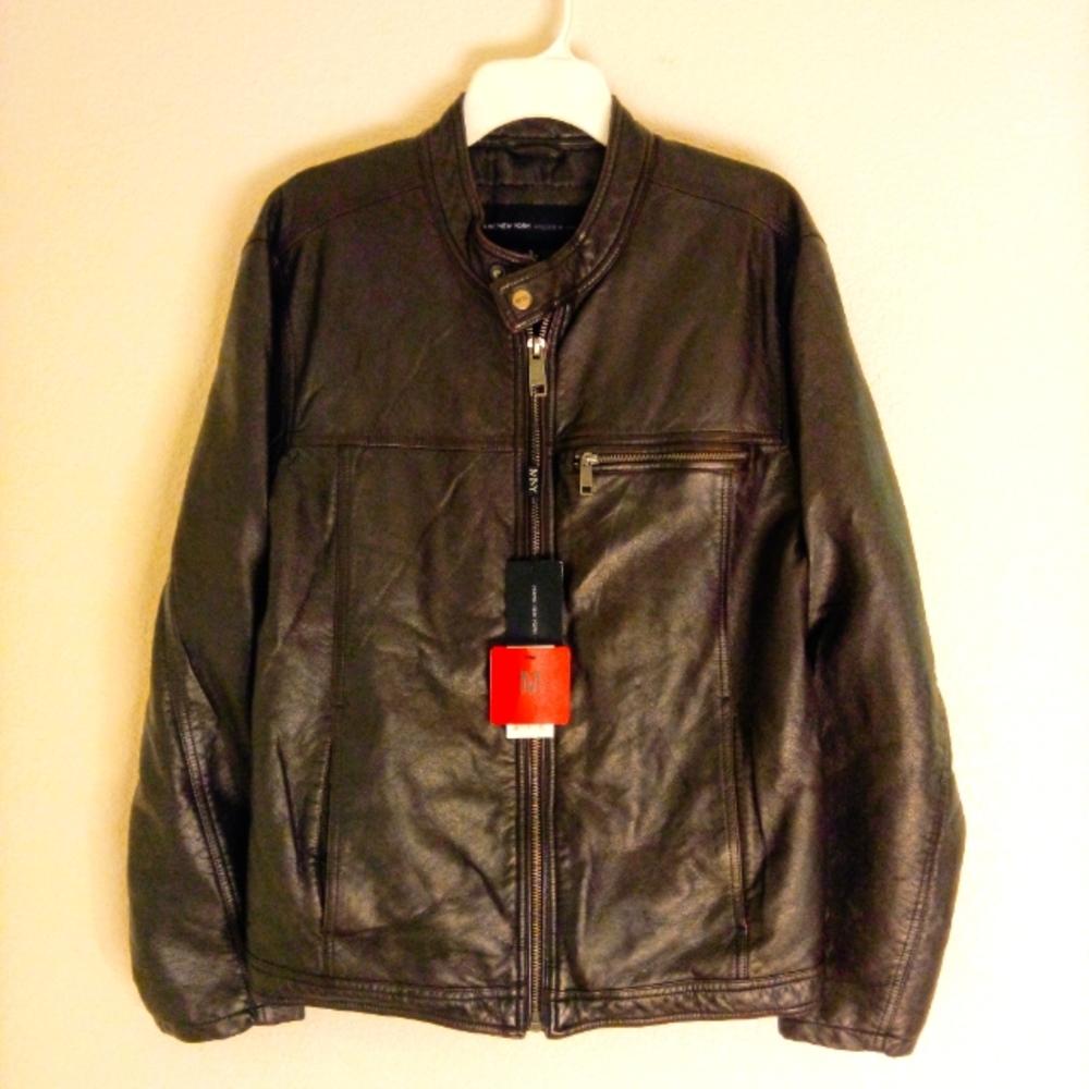 New, Men's Leather Jacket